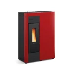 Stufa A Pellet Virna Idro 14 Kw Bordeaux