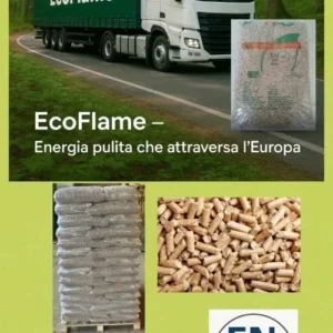 Pellet ECOFLAME ENplus A2 – Legno Faggio
